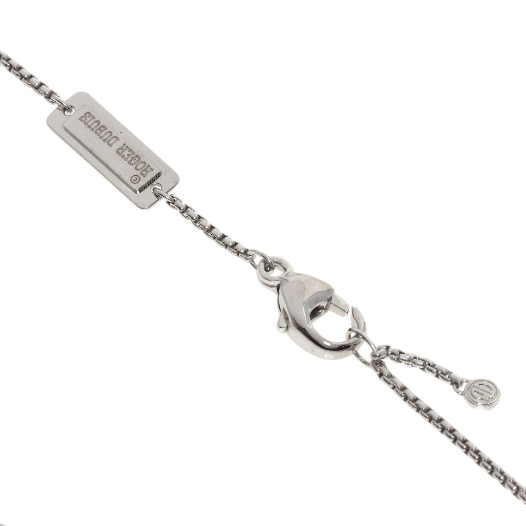 ROGER DUBUIS Necklace K18WG Silver Diamond cross motif