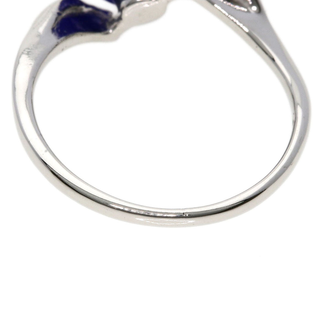 MIKIMOTO Ring K14WG Silver lapis lazuli
