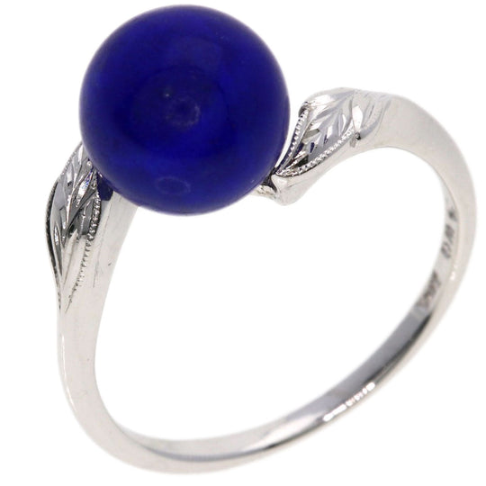 MIKIMOTO Ring K14WG Silver lapis lazuli