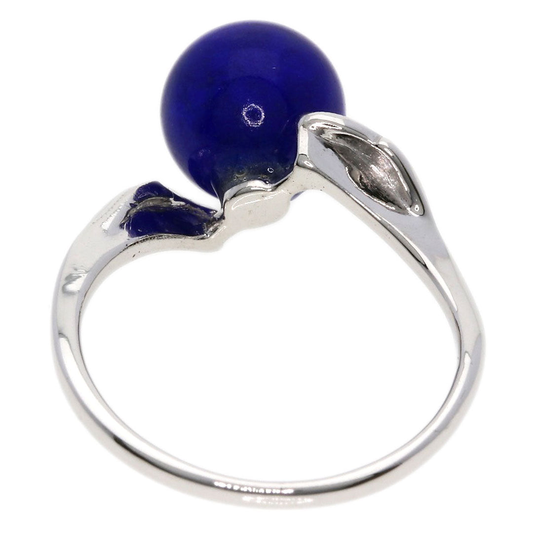 MIKIMOTO Ring K14WG Silver lapis lazuli