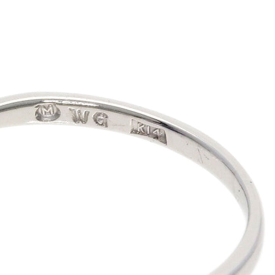 MIKIMOTO Ring K14WG Silver lapis lazuli