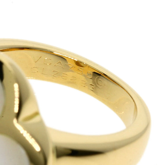 Van Cleef & Arpels Ring 18K Yellow Gold gold Pure Alhambra Shell