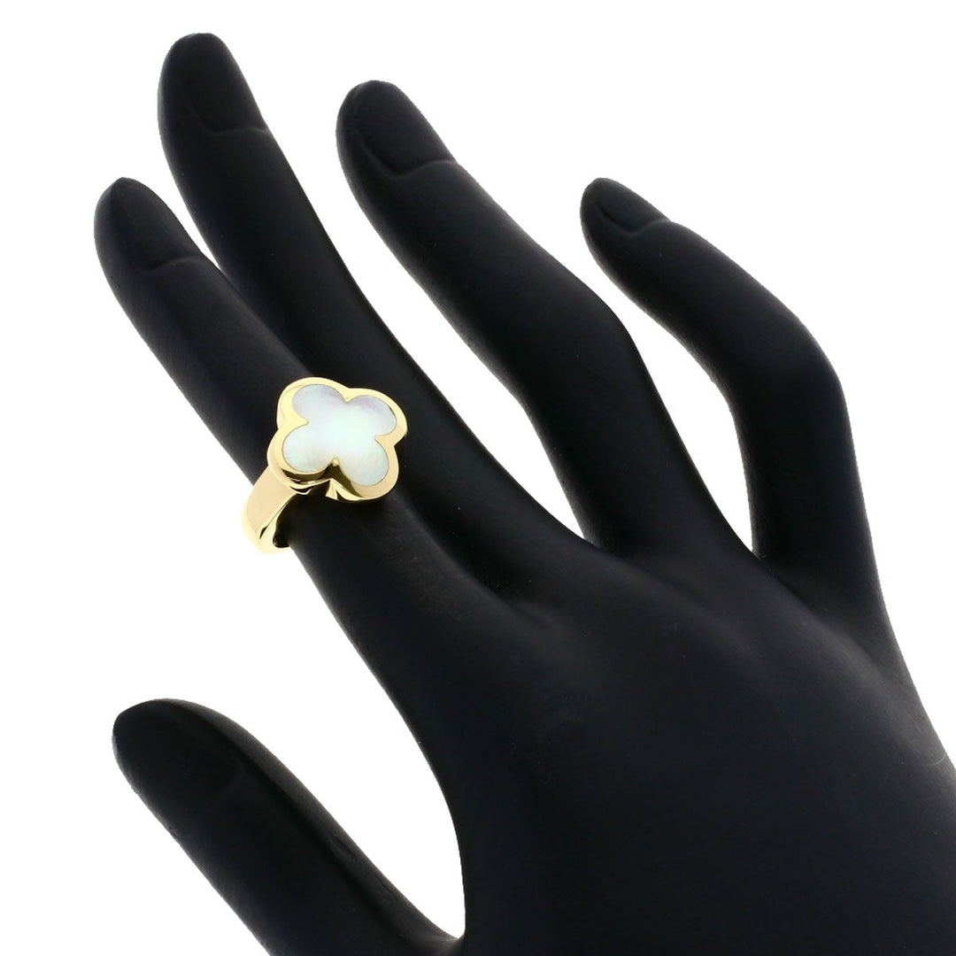 Van Cleef & Arpels Ring 18K Yellow Gold gold Pure Alhambra Shell