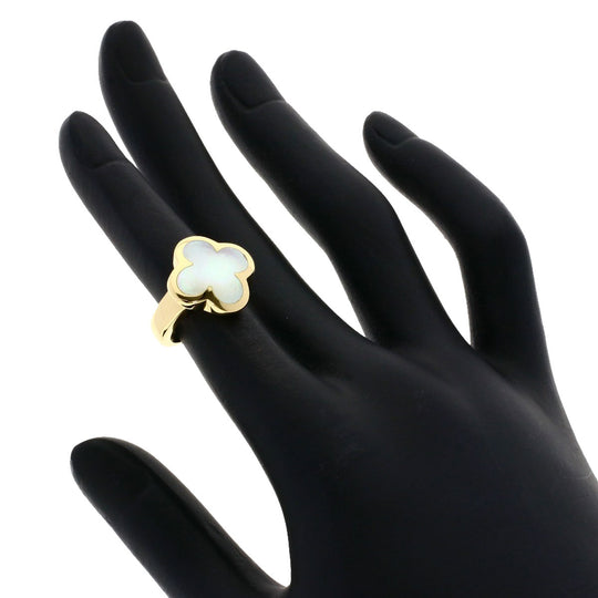 Van Cleef & Arpels Ring 18K Yellow Gold gold Pure Alhambra Shell