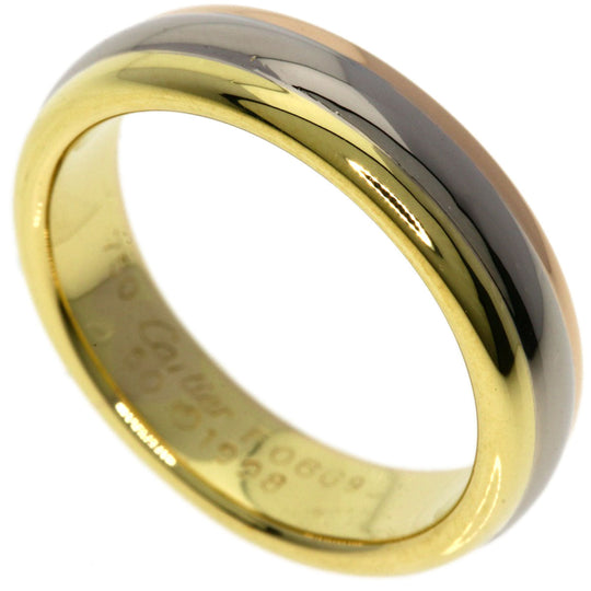 CARTIER Ring 18K Yellow Gold gold Three color # 50