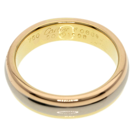 CARTIER Ring 18K Yellow Gold gold Three color # 50