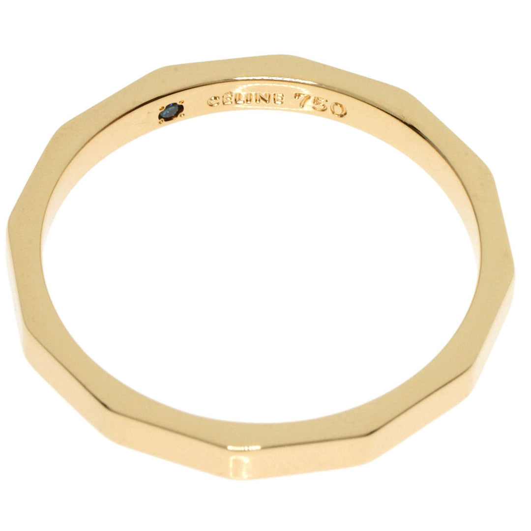 CELINE Ring 18K Yellow Gold gold Inner Stone Women Used Authentic