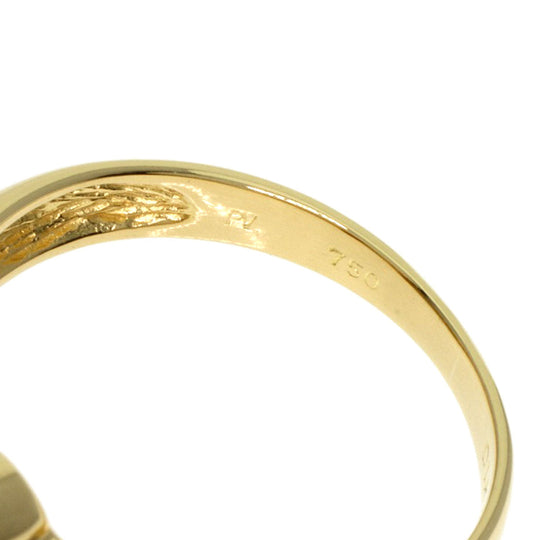 Ponte Vecchio Ring 18K Yellow Gold gold Pearl pearl diamond Women Used Authentic