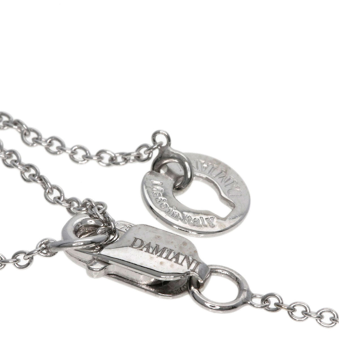 Damiani Necklace K18WG Silver full pavé diamonds