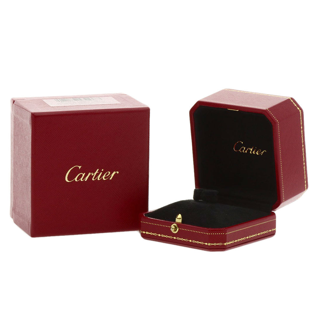 CARTIER Ring K18WG Silver Caress d'Orchidee Diamond #49
