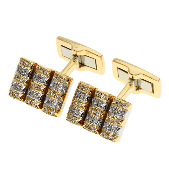 PIAGET cuffs 18K Yellow Gold gold diamond mens Used Authentic