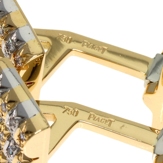 PIAGET cuffs 18K Yellow Gold gold diamond mens Used Authentic