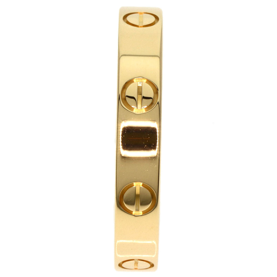 CARTIER Ring 18K Yellow Gold gold Mini love ring #61 unisex(Unisex) Used Authentic
