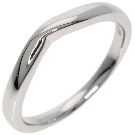 ROYAL ASSCHER Ring PT950 Silver V-shaped marriage