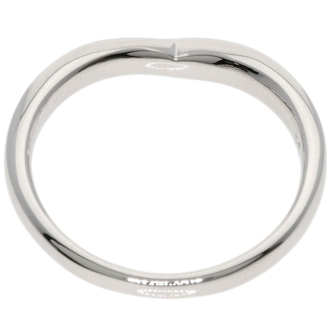 ROYAL ASSCHER Ring PT950 Silver V-shaped marriage