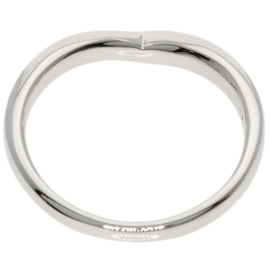 ROYAL ASSCHER Ring PT950 Silver V-shaped marriage