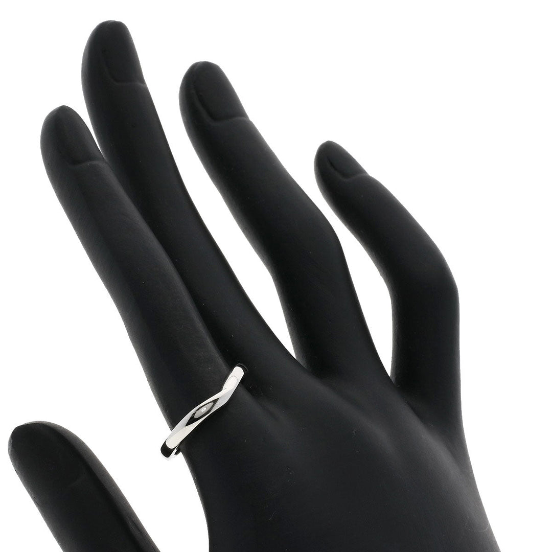 ROYAL ASSCHER Ring PT950 Silver V-shaped marriage