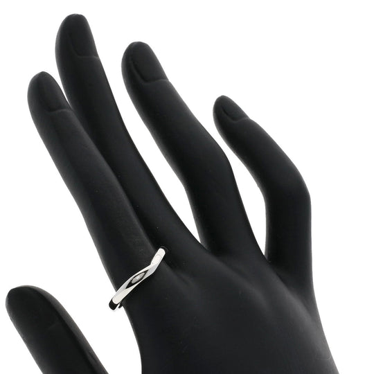 ROYAL ASSCHER Ring PT950 Silver V-shaped marriage