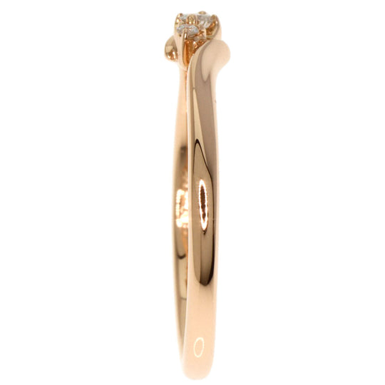4℃ Ring 18K Pink Gold gold diamond Women Used Authentic