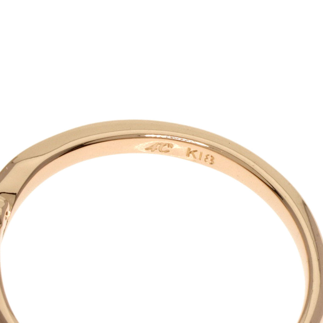 4℃ Ring 18K Pink Gold gold diamond Women Used Authentic