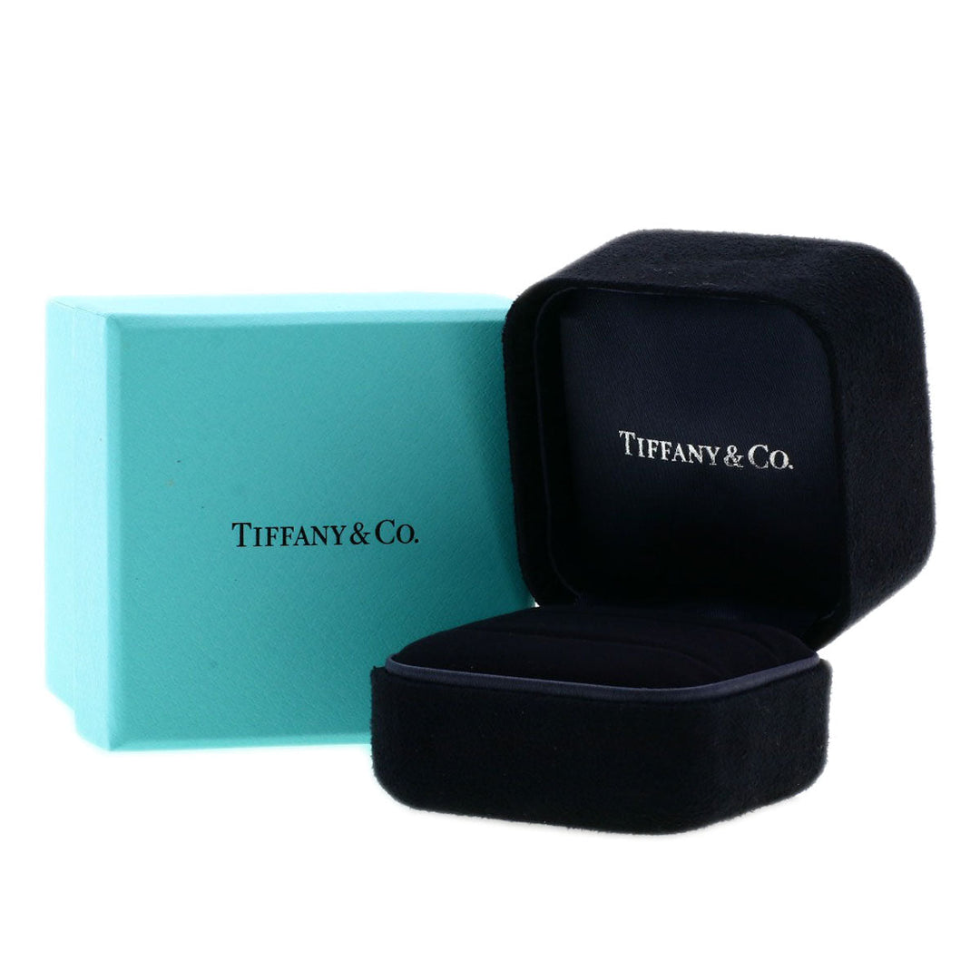 TIFFANY&Co. Ring PT950 Silver Channel Eternity Diamond