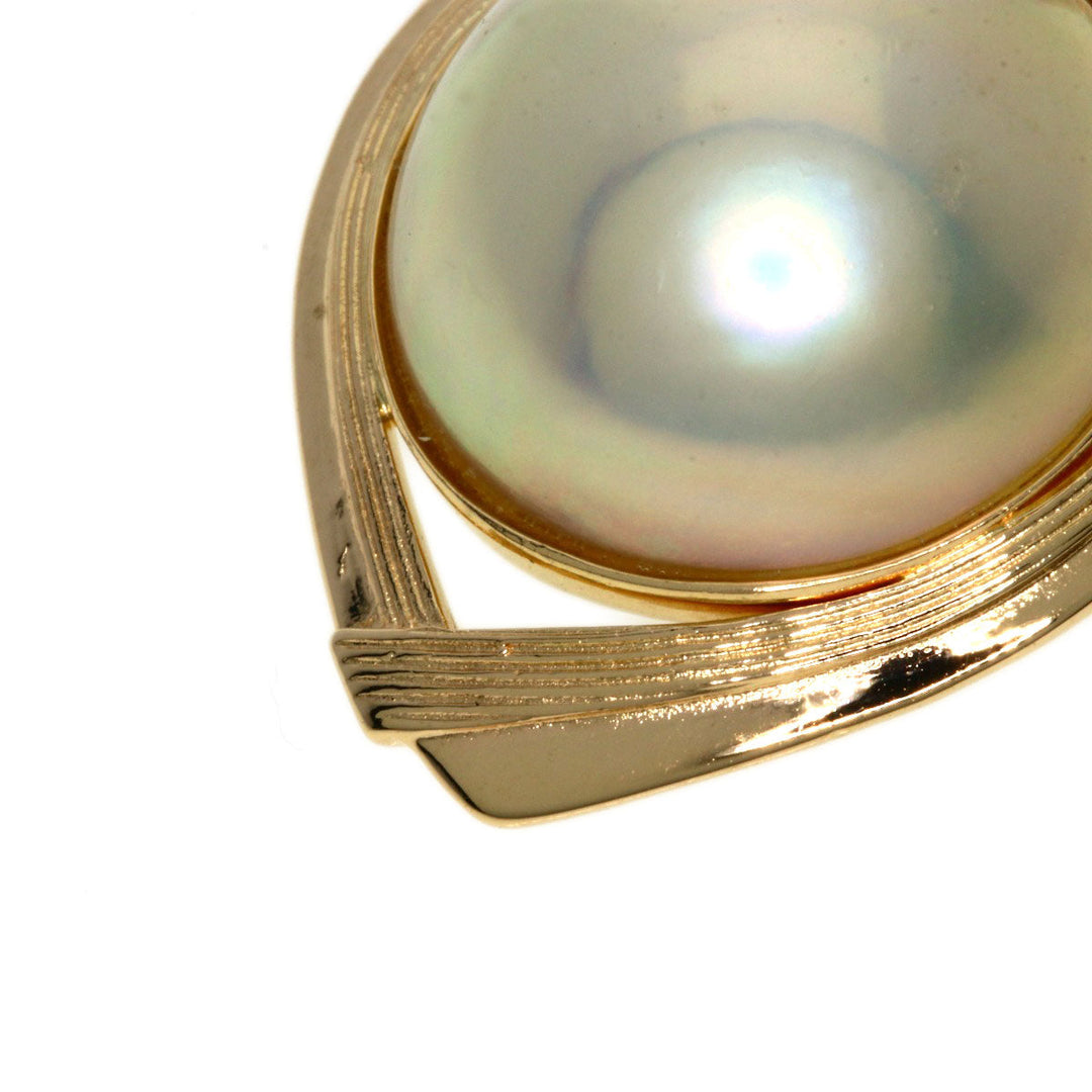 TASAKI Pendant top K14PG gold Mabe Pearl Pearl