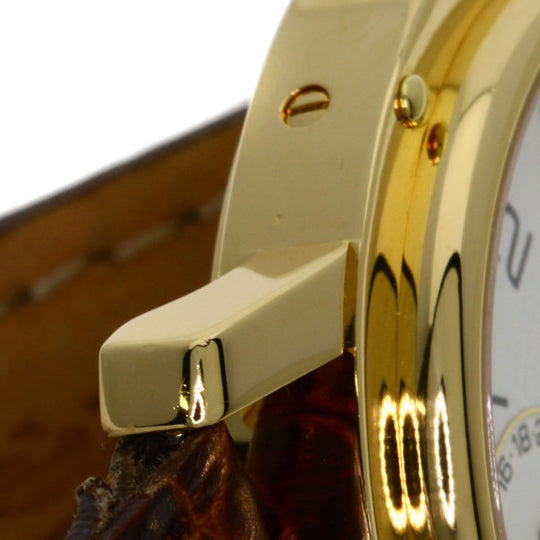 HERMES Watches Mechanical Automatic CL5.785 18K Yellow Gold gold Clipper Power Reserve white dial