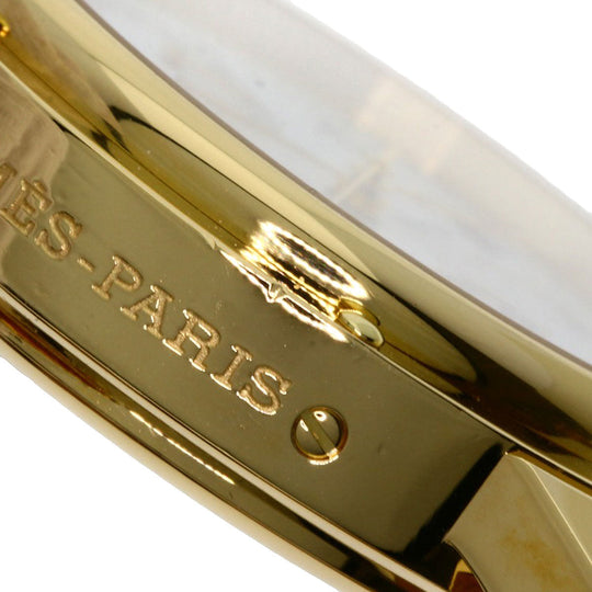 HERMES Watches Mechanical Automatic CL5.785 18K Yellow Gold gold Clipper Power Reserve white dial