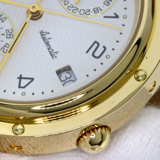 HERMES Watches Mechanical Automatic CL5.785 18K Yellow Gold gold Clipper Power Reserve white dial