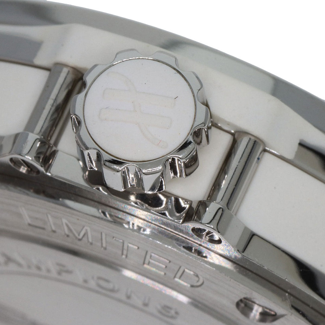 HUBLOT Watches Quartz 361.SE.2090.RW.1104.NAS11 Stainless Steel, Rubber, Diamond Silver Big Bang Diamond FIFA Women's World Cup 2011 Limited to 100 pieces worldwide white dial Women Used Authentic