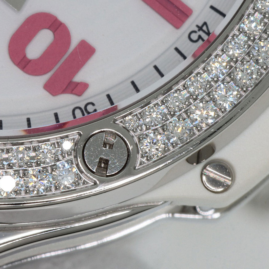 HUBLOT Watches Quartz 361.SE.2090.RW.1104.NAS11 Stainless Steel, Rubber, Diamond Silver Big Bang Diamond FIFA Women's World Cup 2011 Limited to 100 pieces worldwide white dial Women Used Authentic