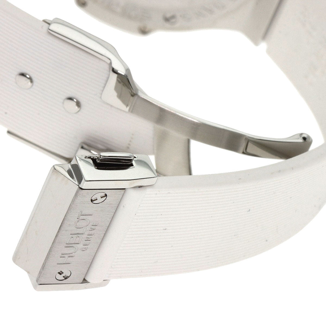 HUBLOT Watches Quartz 361.SE.2090.RW.1104.NAS11 Stainless Steel, Rubber, Diamond Silver Big Bang Diamond FIFA Women's World Cup 2011 Limited to 100 pieces worldwide white dial Women Used Authentic