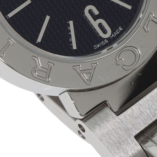 BVLGARI Watches Quartz BB23SS Stainless Steel , Stainless Steel Silver Bulgari Bulgari black dial Women Used Authentic