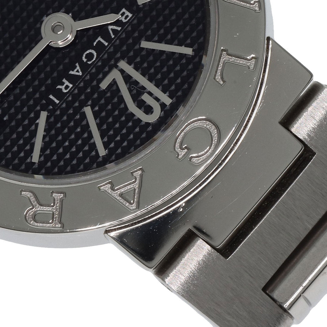 BVLGARI Watches Quartz BB23SS Stainless Steel , Stainless Steel Silver Bulgari Bulgari black dial Women Used Authentic