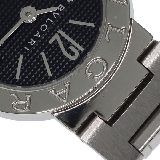 BVLGARI Watches Quartz BB23SS Stainless Steel , Stainless Steel Silver Bulgari Bulgari black dial Women Used Authentic
