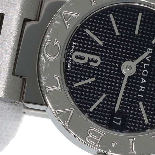BVLGARI Watches Quartz BB23SS Stainless Steel , Stainless Steel Silver Bulgari Bulgari black dial Women Used Authentic