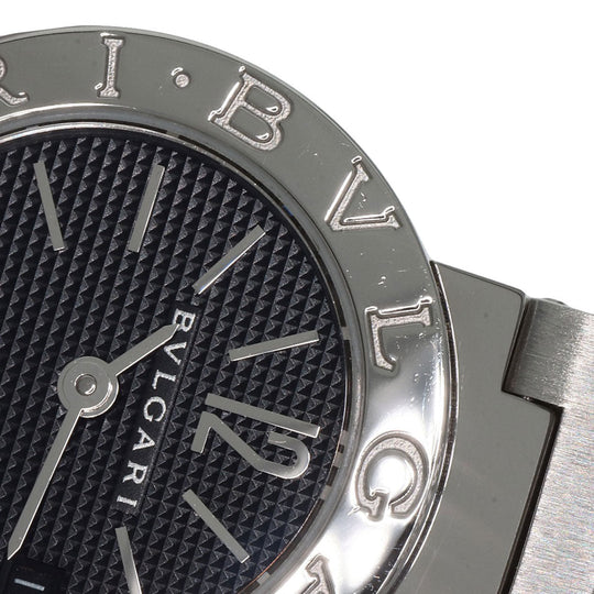 BVLGARI Watches Quartz BB23SS Stainless Steel , Stainless Steel Silver Bulgari Bulgari black dial Women Used Authentic