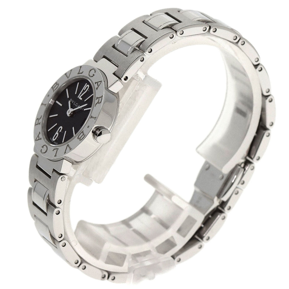 BVLGARI Watches Quartz BB23SS Stainless Steel , Stainless Steel Silver Bulgari Bulgari black dial Women Used Authentic