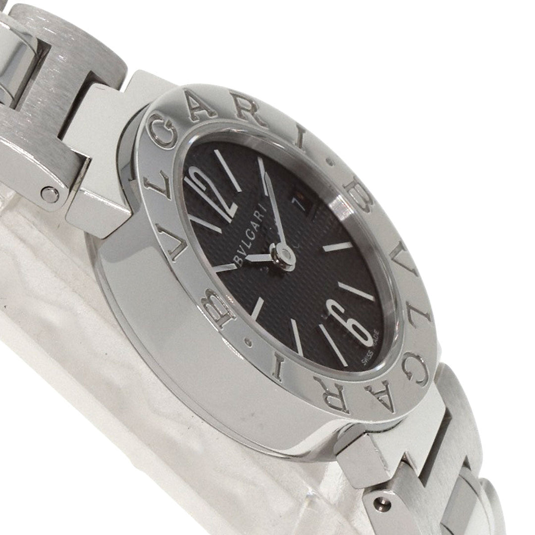 BVLGARI Watches Quartz BB23SS Stainless Steel , Stainless Steel Silver Bulgari Bulgari black dial Women Used Authentic
