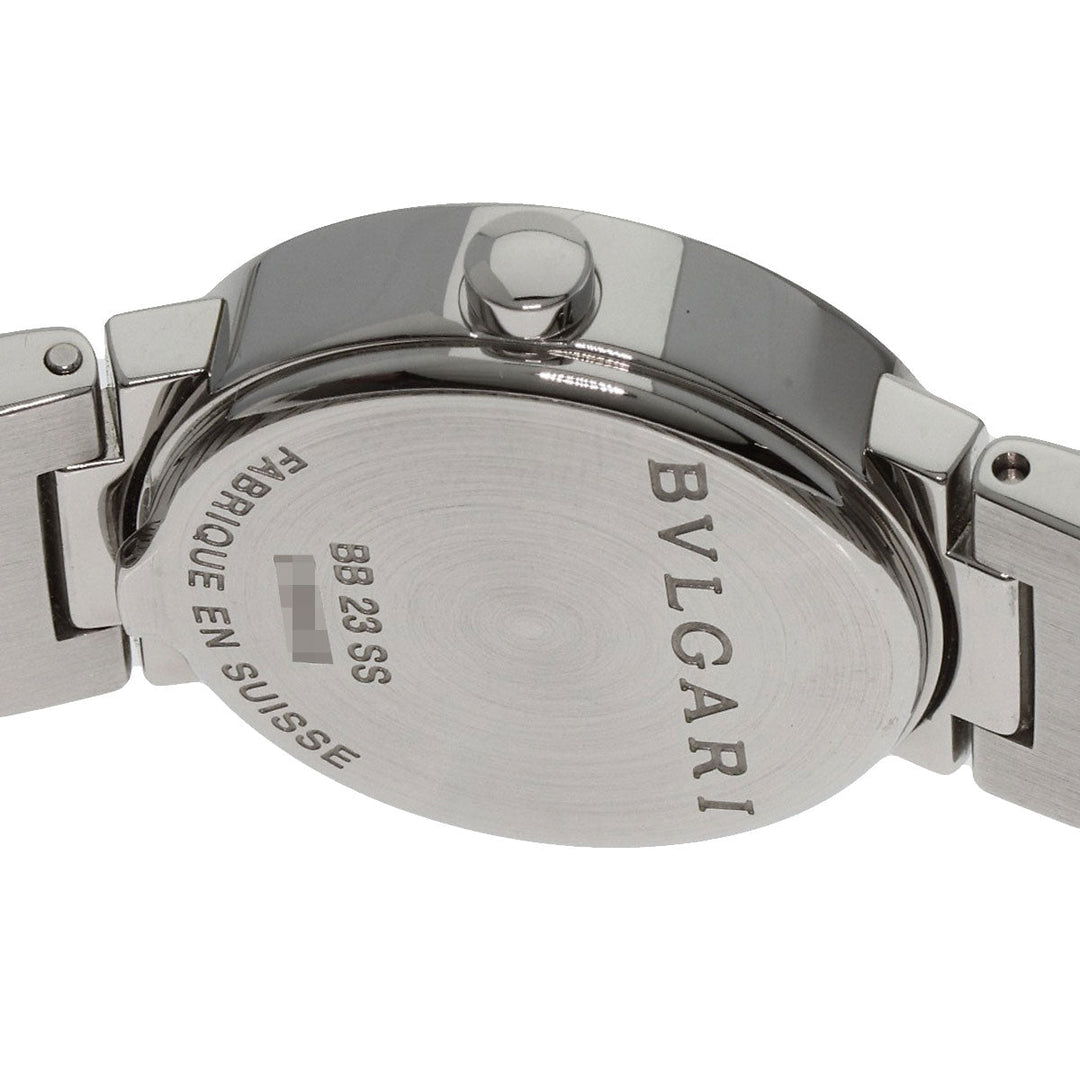 BVLGARI Watches Quartz BB23SS Stainless Steel , Stainless Steel Silver Bulgari Bulgari black dial Women Used Authentic
