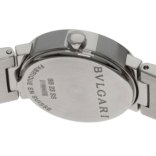BVLGARI Watches Quartz BB23SS Stainless Steel , Stainless Steel Silver Bulgari Bulgari black dial Women Used Authentic
