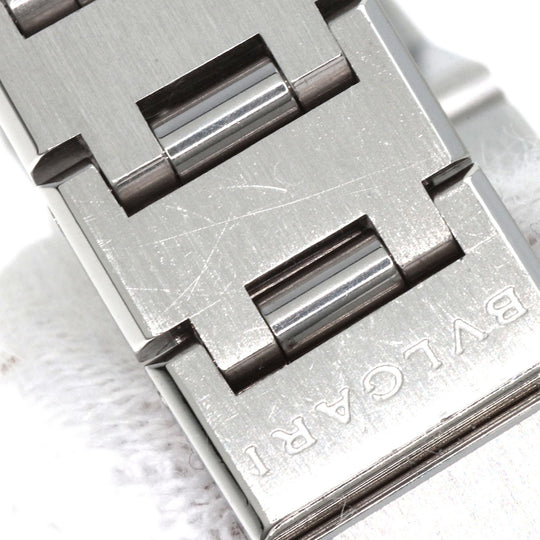 BVLGARI Watches Quartz BB23SS Stainless Steel , Stainless Steel Silver BVLGARI BVLGARI 12P Diamond black dial Women Used Authentic
