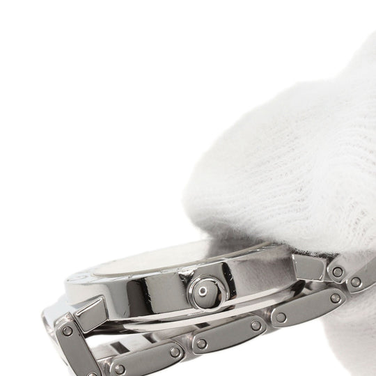 BVLGARI Watches Quartz BB26SS Stainless Steel , Stainless Steel Silver BVLGARI BVLGARI 12P Diamond black dial Women Used Authentic