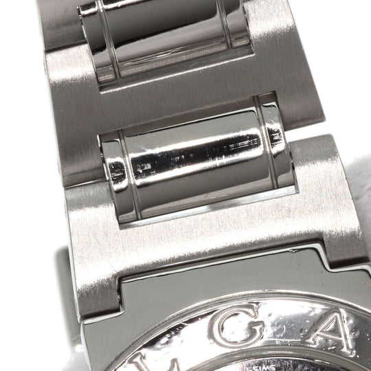 BVLGARI Watches Quartz BB26SS Stainless Steel , Stainless Steel Silver BVLGARI BVLGARI 12P Diamond black dial Women Used Authentic