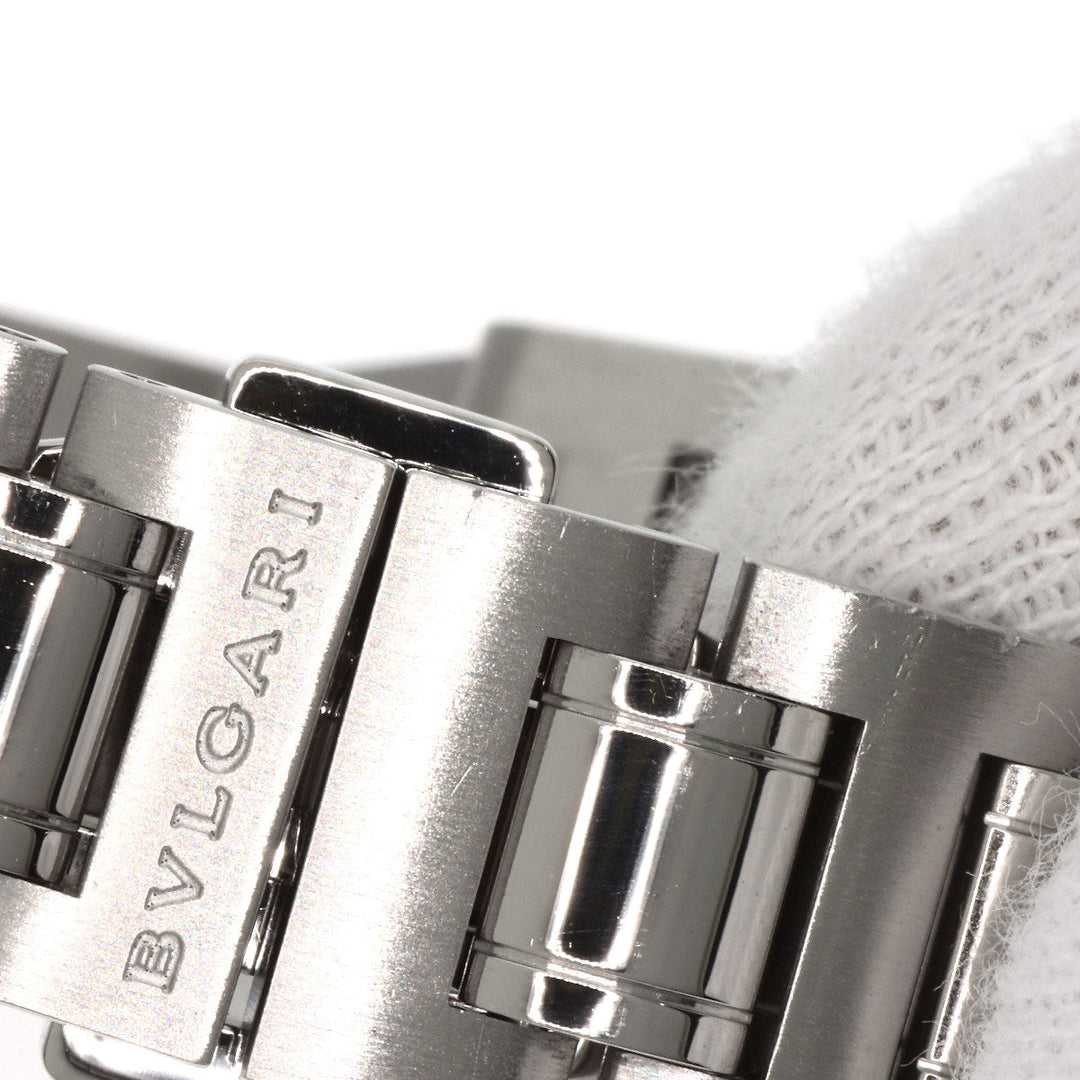 BVLGARI Watches Quartz BB26SS Stainless Steel , Stainless Steel Silver BVLGARI BVLGARI 12P Diamond black dial Women Used Authentic