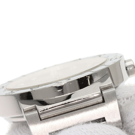 BVLGARI Watches Quartz BB26SS Stainless Steel , Stainless Steel Silver BVLGARI BVLGARI 12P Diamond black dial Women Used Authentic