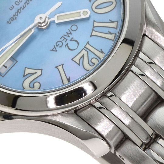 OMEGA Watches Quartz 2581.88 Stainless Steel Silver Seamaster120m Blue shell dial