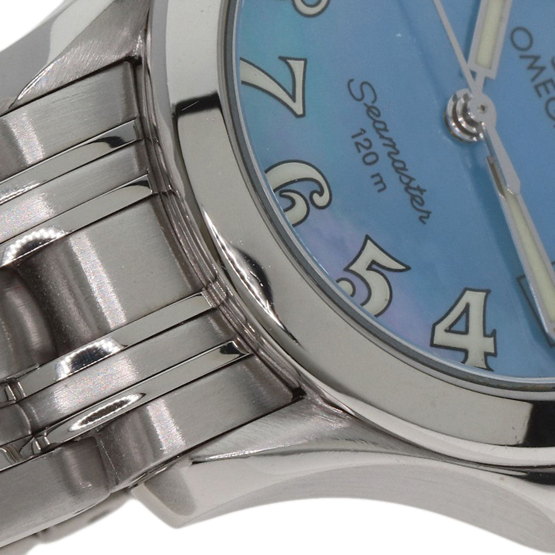 OMEGA Watches Quartz 2581.88 Stainless Steel Silver Seamaster120m Blue shell dial