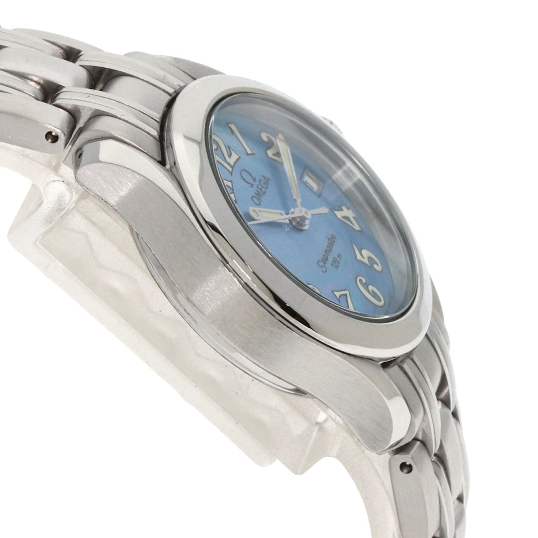 OMEGA Watches Quartz 2581.88 Stainless Steel Silver Seamaster120m Blue shell dial