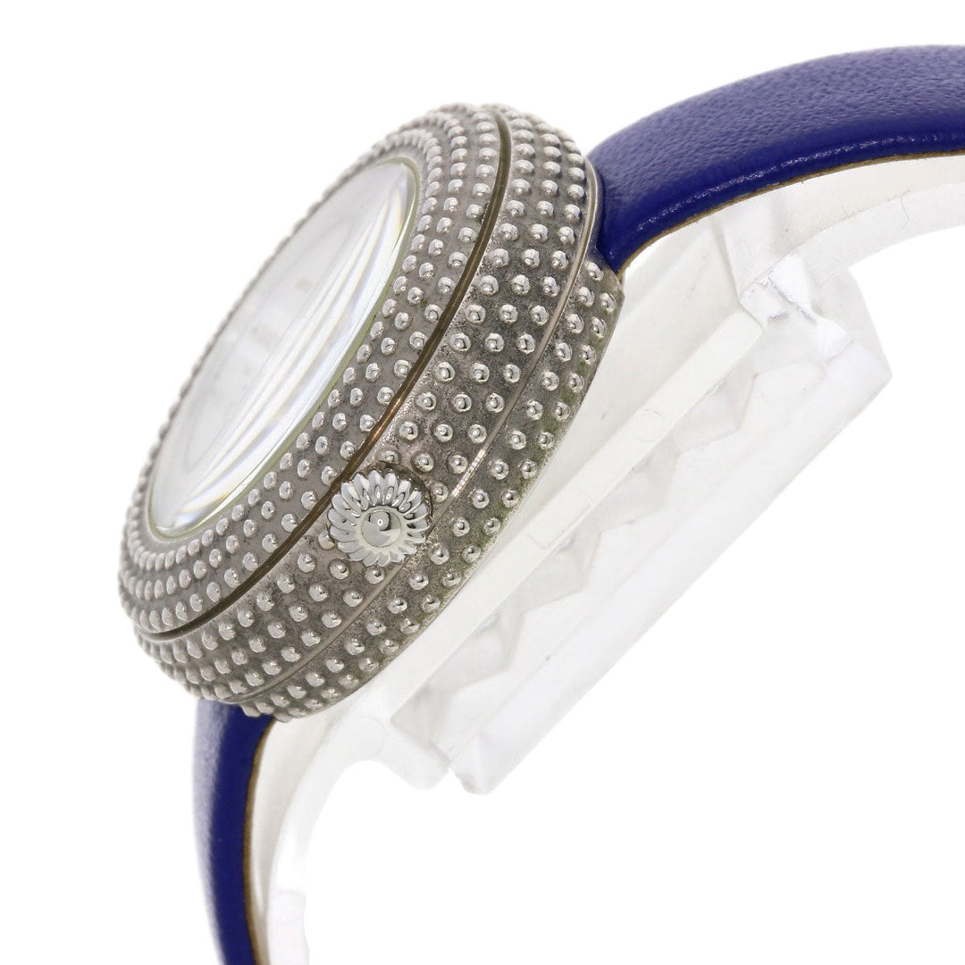 MAUBOUSSIN Watches Quartz 9232102-556 Stainless Steel, Leather Silver Rule du 1er jour Rayonnant White shell dial Women Used Authentic